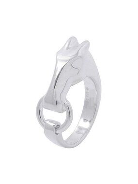Hermes Ring Gallop Silver